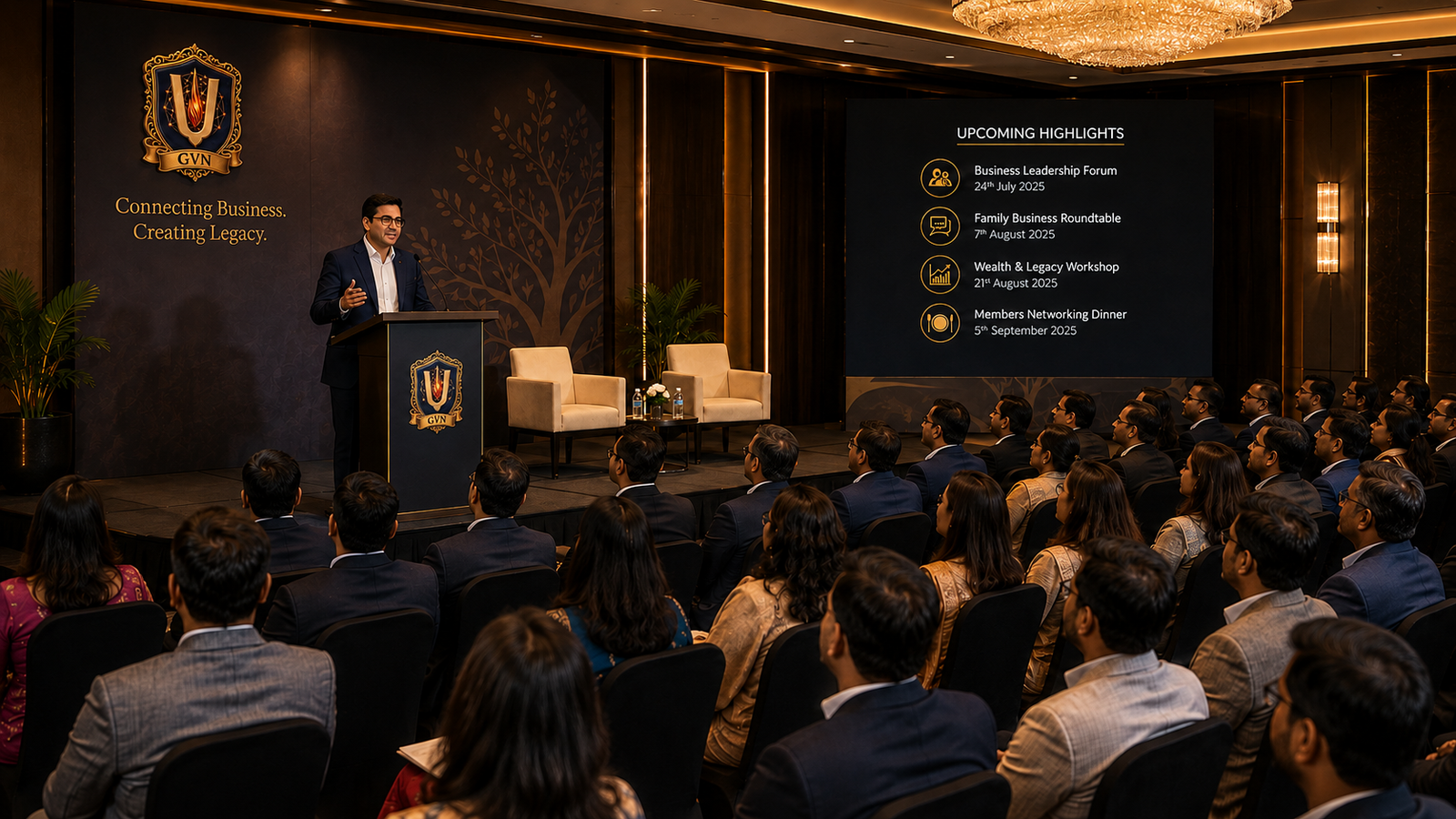 GVN upcoming community events — Life Partner Conferences, health camps, and gatherings